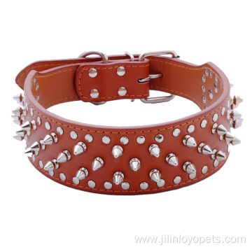 Wholesale diamond studded dog collar